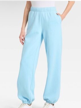 JoyLab Light Blue Elastic Waist Jogger Sweatpants